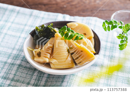 筍とわかめの煮物 筍とわかめの煮物 113757388