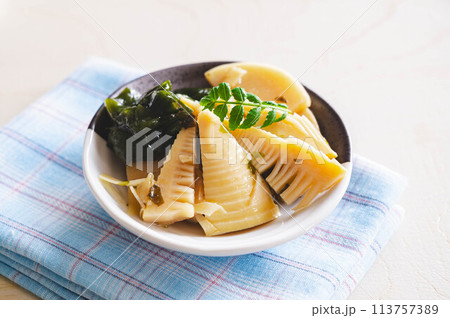 筍とわかめの煮物 筍とわかめの煮物 113757389