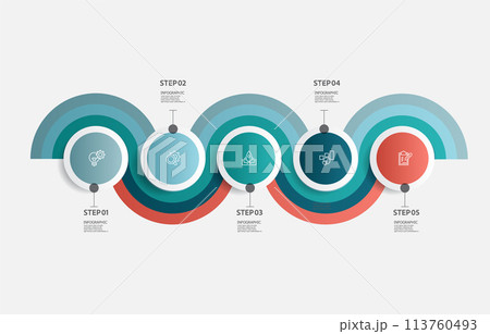 infographics steps timeline business workflow report template background infographics steps timeline business workflow report template background 113760493