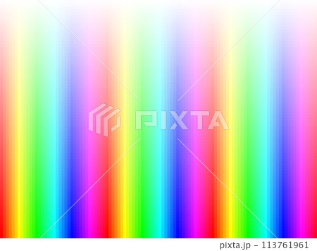 Rainbow stripes gradient with squares mosaic pattern, white background, vector graphic wallpaper or leaflet Rainbow stripes gradient with squares mosaic pattern, white background, vector graphic wallpaper or leaflet 113761961