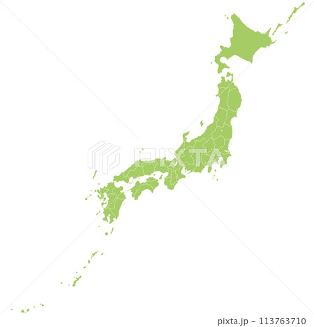 日本地図 日本地図 113763710