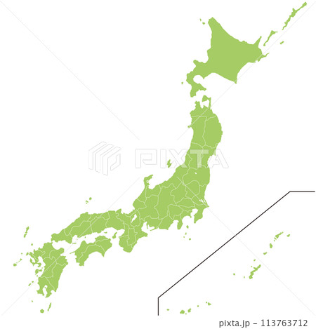 日本地図 113763712