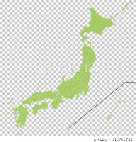 日本地図 113763712