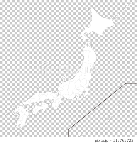 日本地図 113763722