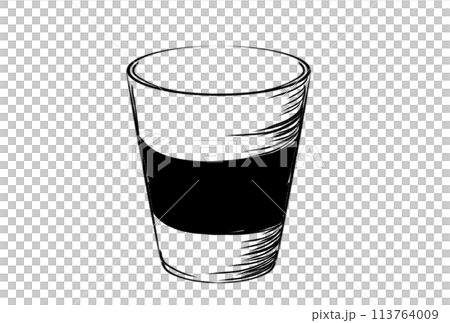 線條畫飲料圖 線條畫飲料圖 113764009