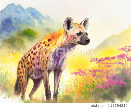 ハイエナ ハイエナ 113764213