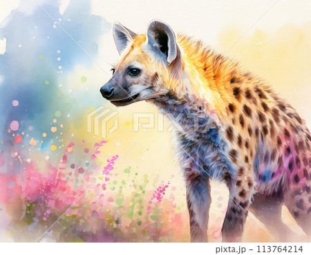 ハイエナ ハイエナ 113764214