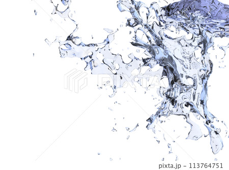 水しぶき 水しぶき 113764751