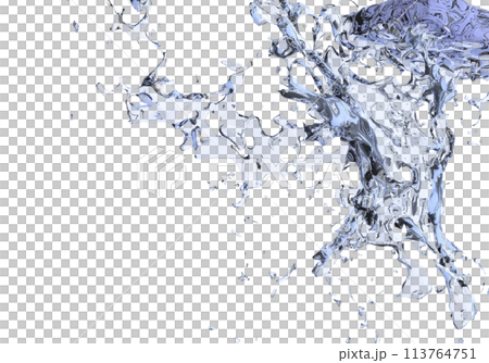 水しぶき 水しぶき 113764751