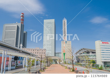 「埼玉県」さいたま新都心駅前の風景・東口周辺 「埼玉県」さいたま新都心駅前の風景・東口周辺 113764989