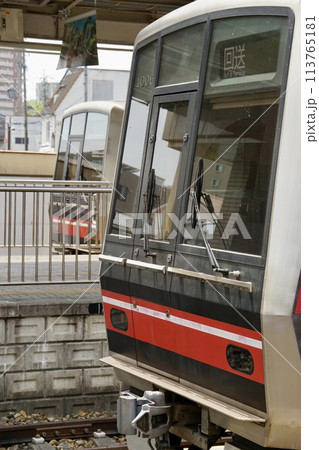 名鉄、尾張瀬戸駅に停車している4000系 113765181