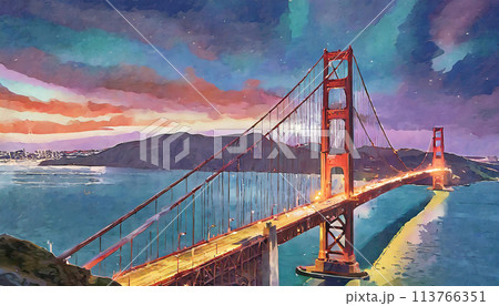 ゴールデンゲートブリッジ ゴールデンゲートブリッジ 113766351