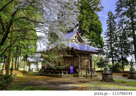 春の水神社拝殿 113766545