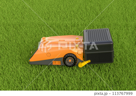 Robotic lawn mover or electric grass trimmer for lawn care 113767999