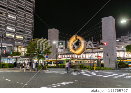 日本の東京都市景観　錦糸町駅などを望む＝令和6年4月20日 113769797