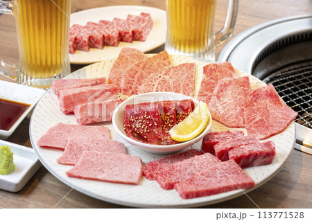 焼き肉の盛り合わせ 焼き肉の盛り合わせ 113771528