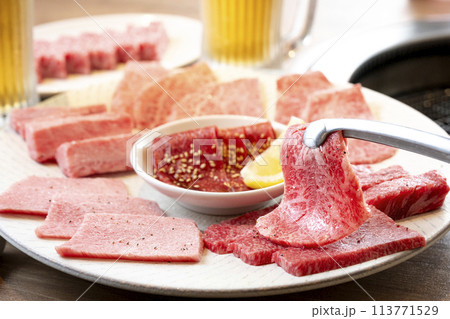 焼き肉の盛り合わせ 焼き肉の盛り合わせ 113771529