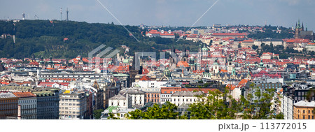 Panoramic view of Prague 113772015