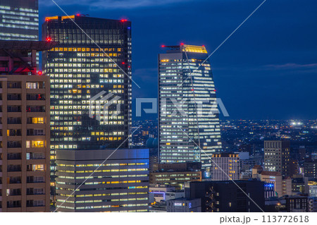 名古屋の夜景 113772618