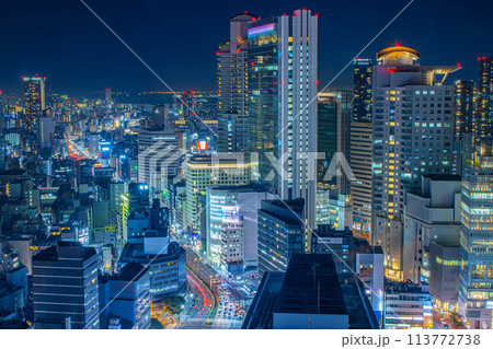 大阪駅前第3ビルからの夜景 大阪駅前第3ビルからの夜景 113772738