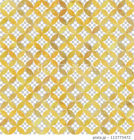 Shippo seamless pattern (yellow) Shippo seamless pattern (yellow) 113773472