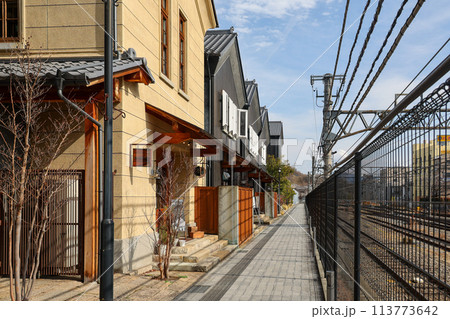 山梨県　甲府市　甲州夢小路　遊歩道 113773642