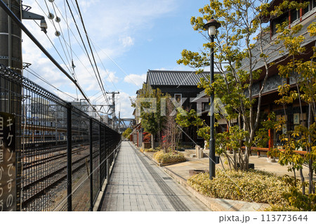 山梨県　甲府市　甲州夢小路　遊歩道 113773644