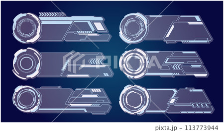 インターフェースフレーム枠セット 113773944