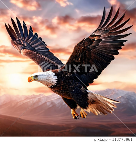a eagle in the sky 113773961