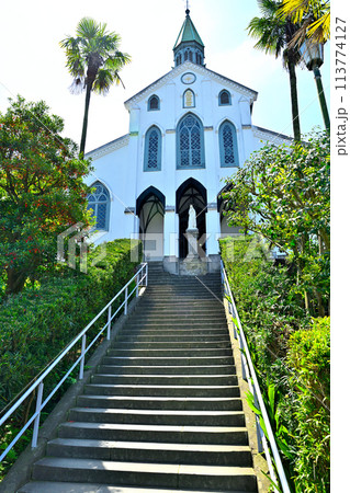 長崎市の風景 大浦天主堂 長崎市の風景 大浦天主堂 113774127