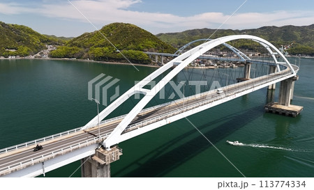 福山市【内海大橋】ドローン空撮_No22 113774334