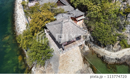 福山市_国の重要文化財【阿伏兎観音】空撮_No18 福山市_国の重要文化財【阿伏兎観音】空撮_No18 113774720