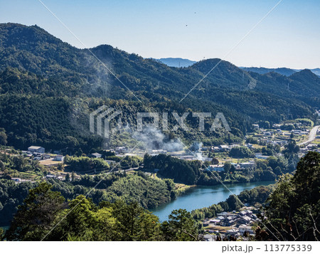 岐阜のグランドキャニオン見晴岩方面案内表示 岐阜のグランドキャニオン見晴岩方面案内表示 113775339