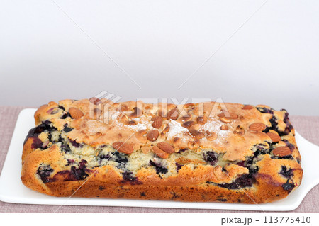 Choco cheese bread, a delightful fusion of contrasting flavors, is a mouthwatering treat that tantalizes both the sweet and savory taste buds. High quality photo 113775410