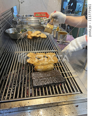 豚の血のおもち ＢＢＱ バーベキュー 113775961