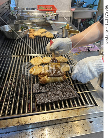 豚の血のおもち BBQ バーベキュー 113775966