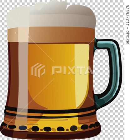 啤酒杯 113776876