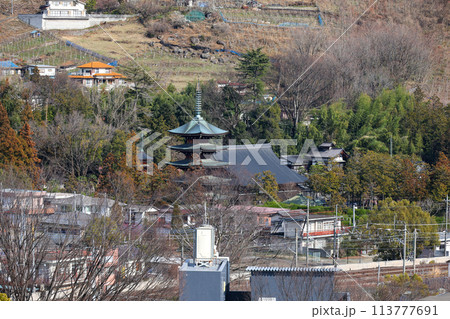 山梨県 甲府市 舞鶴城公園 天守台からの眺め 山梨県 甲府市 舞鶴城公園 天守台からの眺め 113777691