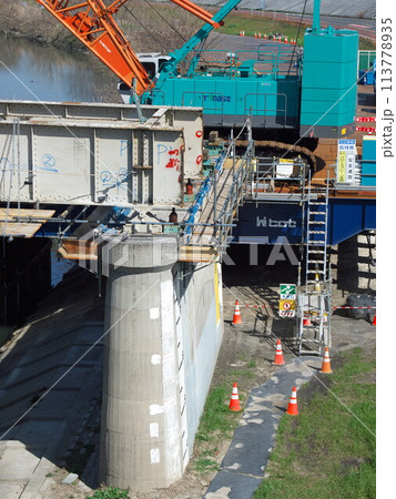 道路橋撤去工事 道路橋撤去工事 113778935