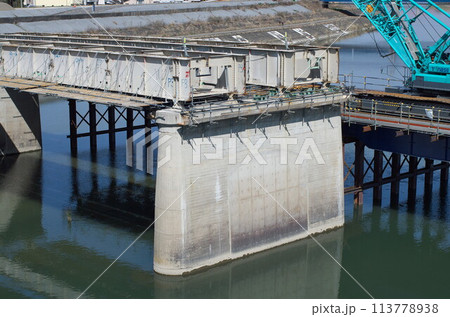 道路橋撤去工事 道路橋撤去工事 113778938