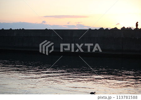 2024年の初日の出です。一人で元旦に人生を考え中。 113781588