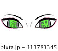 監視の目_日本語_アイシャドウ付き 監視の目_日本語_アイシャドウ付き 113783345