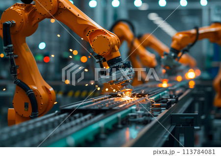The use of robot arms in intelligent industrial factories 113784081