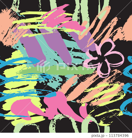 Seamless vector background pattern 113784396