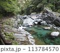 安居渓谷の遊歩道 113784570