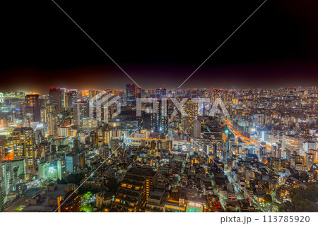 美しい東京の夜景 城南方面 美しい東京の夜景 城南方面 113785920