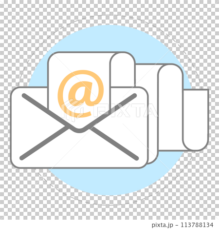 Email Message Icon, Editable Stroke,  Illustration 113788134