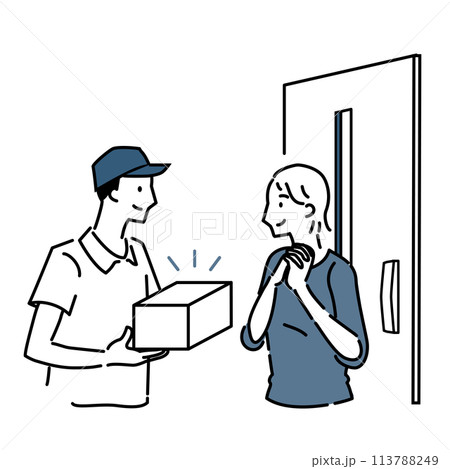 荷物の配達 113788249