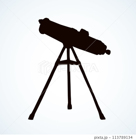 Spyglass. Vector drawing 113789134