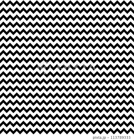 Black and white herringbone fabric seamless pattern, vector 113789333